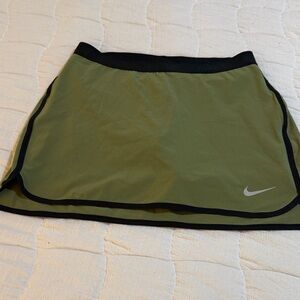 Nike Olive Green Skort with Black Accents